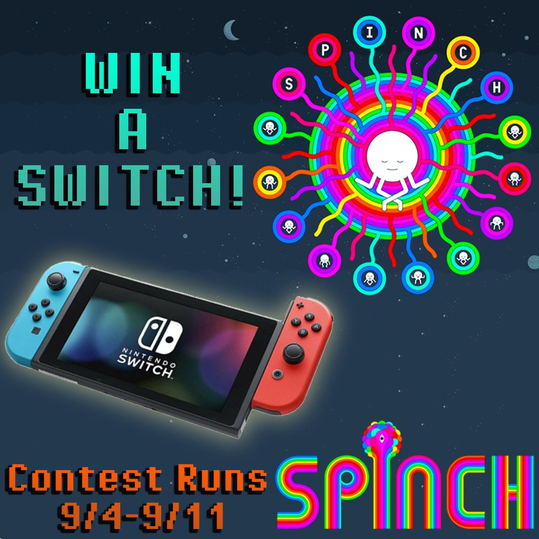 akuparagames's tweet image. You have ONE MORE DAY to enter our Nintendo Switch console giveaway!

And THREE MORE DAYS to enter our Spinch sneaker #Spinchrun contest!!

What. Are. You. WAITING FOR???? ⏰⏱️⌚️🥚🌈
gleam.io/7NoOX/spinch-n…