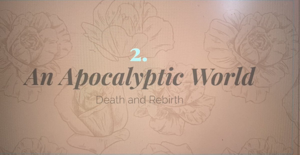  @ASpydell talks of the Victorian period as being a time of uncertainty and ‘apocalypse’, in particular in South Africa, where they were experiencing war, migration, poverty, and the ‘upheaval of female identity’