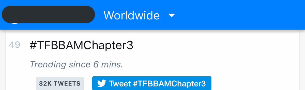 youreTRENDING's tweet photo. Hi! @tinayaneh we would like to congratulate you and your team for being trending at no. 49 WORLDWIDE. 

Topic: #TFBBAMChapter3

@kaori_oinuma @rhys_miguel @MissKareee @AljonMendoza_ @mmarkrivera @JordanLisbo @OfficialMaidens @ChieFilomeno @maymayentrata07 https://t.co/OE4i4k7daS