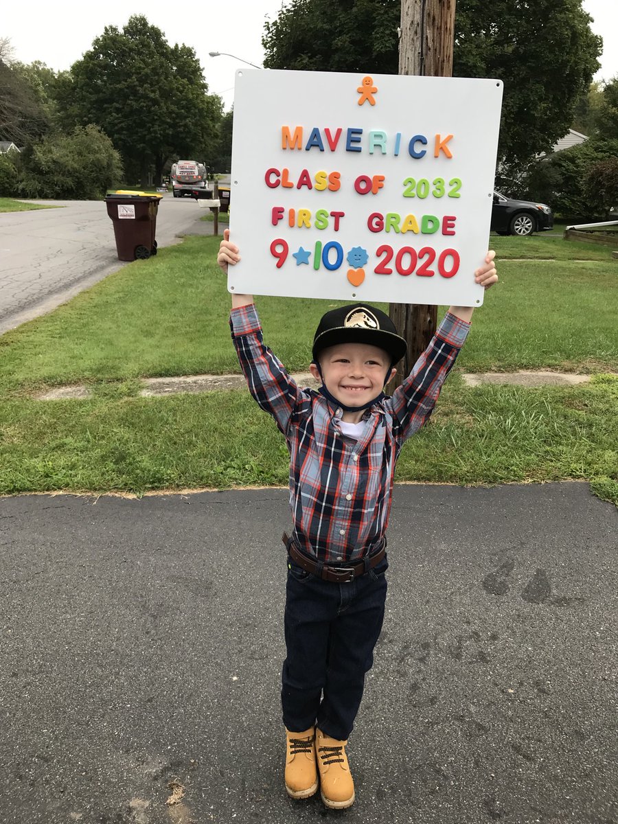 jcanoni1's tweet photo. Maverick Getz’s first day of First Grade at CES https://t.co/kwpJkgzYL6