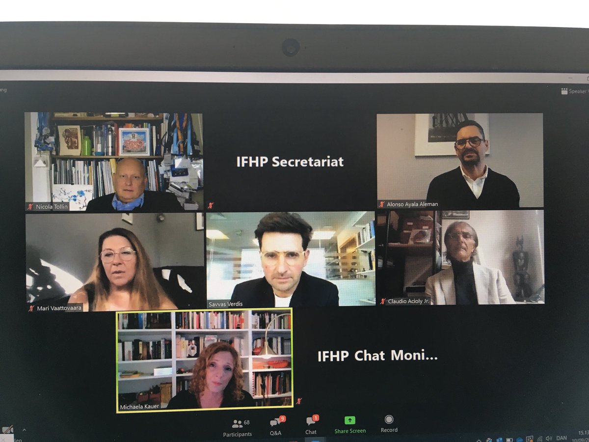 “Will the current crisis increase public investment in the housing sector? Is this an opportunity?” Q being answeres now at IFHPs Master Class online. ⁦<a href="/ClaudioAcioly/">Claudio Acioly Jr</a>⁩ ⁦<a href="/marivaattovaara/">Mari Vaattovaara</a>⁩  ⁦@SavvasVerdis⁩ ⁦<a href="/MichaelaKauer/">Michaela Kauer</a>⁩ and just joining: <a href="/bruce_katz/">Bruce Katz</a>⁩