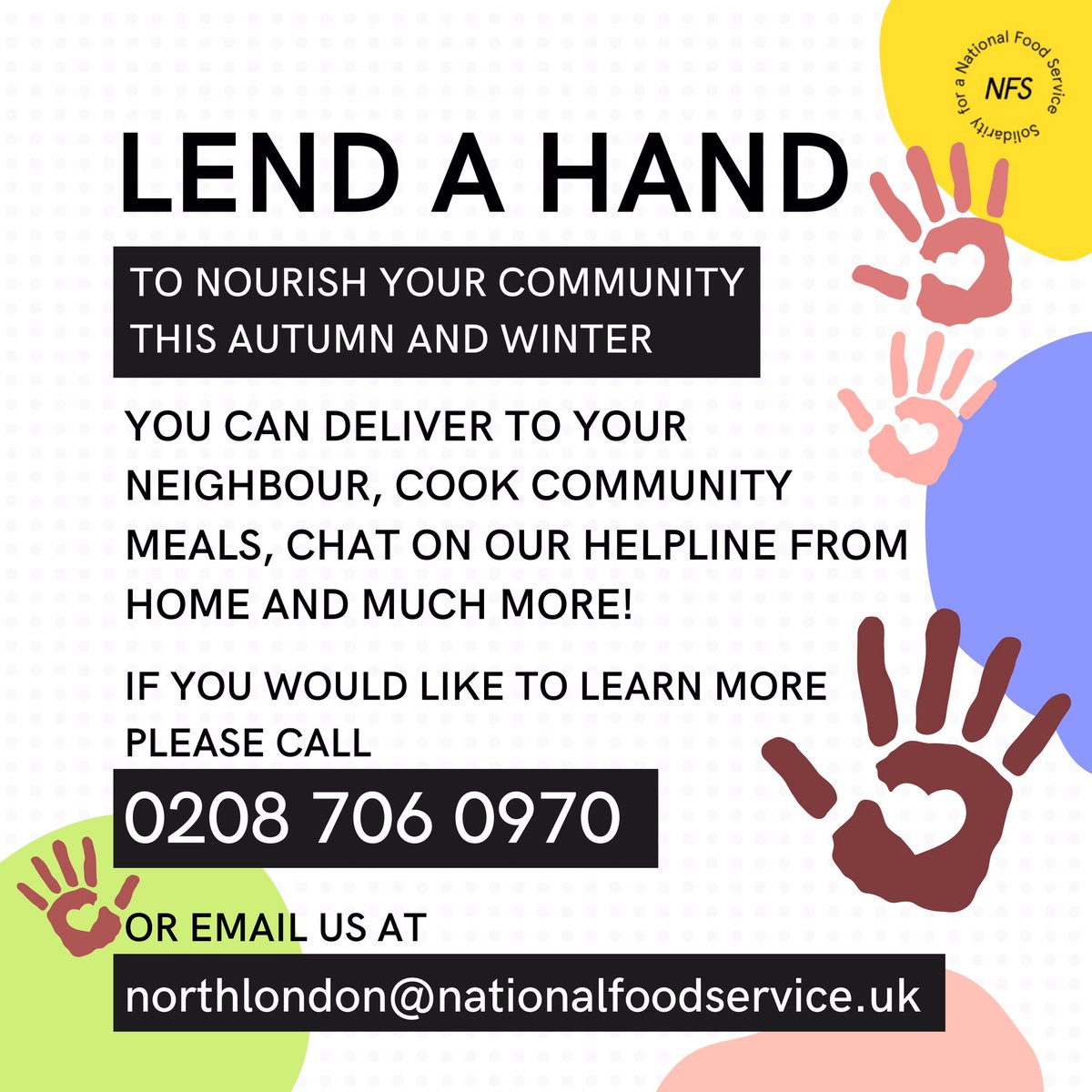 nfs_london's tweet image. Enjoy cooking? Meeting new people? Cycling or walking? Organising? Believe everyone should have access to nutritious, tasty food?????

We’re looking for volunteers! If you're interested, sign up here:  forms.gle/2rzffyCJdKbMXx… 
or email northlondon@nationalfoodservice.uk