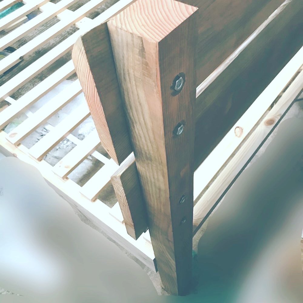 red4custommade1's tweet photo. Rustic handmade double bed for sale , west Dorset ,£395 message for details . #handmade #woodwork #rustic #custom #dorsetmade #bed https://t.co/sn0ZROm6dO