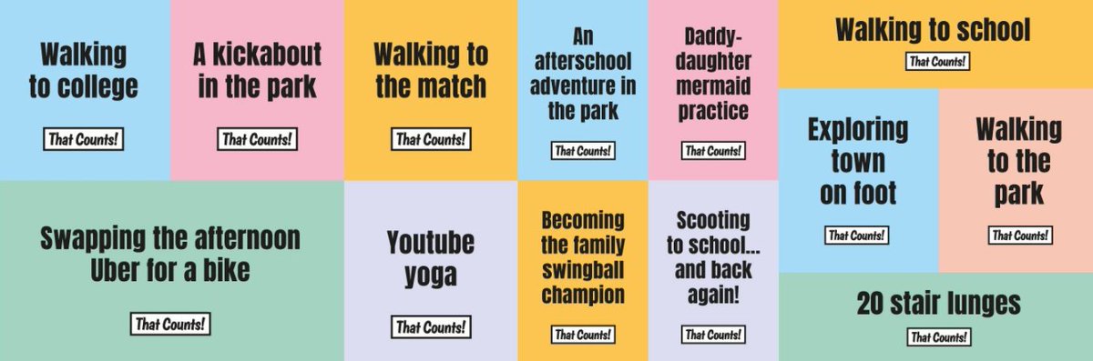 BuryDirectory's tweet photo. Moving for just 30 minutes throughout the day has so many benefits.
However you move, as long as you move more, it all counts.
You choose your moves!
#ThatCounts #GetYour30In https://t.co/E3auzZiJfQ
