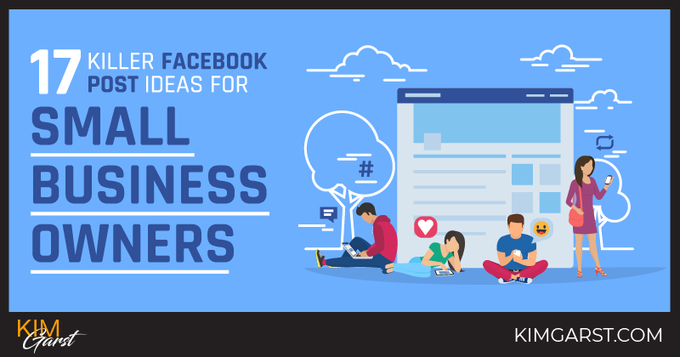 SamantaKessler1's tweet photo. 17 Killer Facebook Post Ideas For Small Business Owners
Updated: May 29, 2018 In a rut when it comes to knowing what to post on Facebook? Frustrated because you can’t get in front of your fans? Trust me, you aren’t alone! I’ve seen many small businesses...
https://t.co/ZXRdRipezF https://t.co/xAzABLWpUC