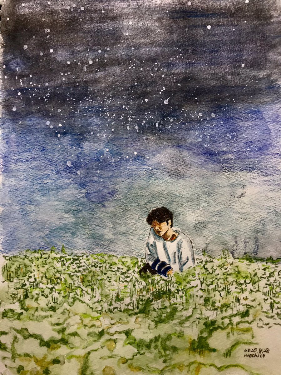 Mochico على تويتر 도깨비 トッケビファンアートイラストvol 7 キムシン ソバ畑で思いを馳せる トッケビ キムシン コンユ