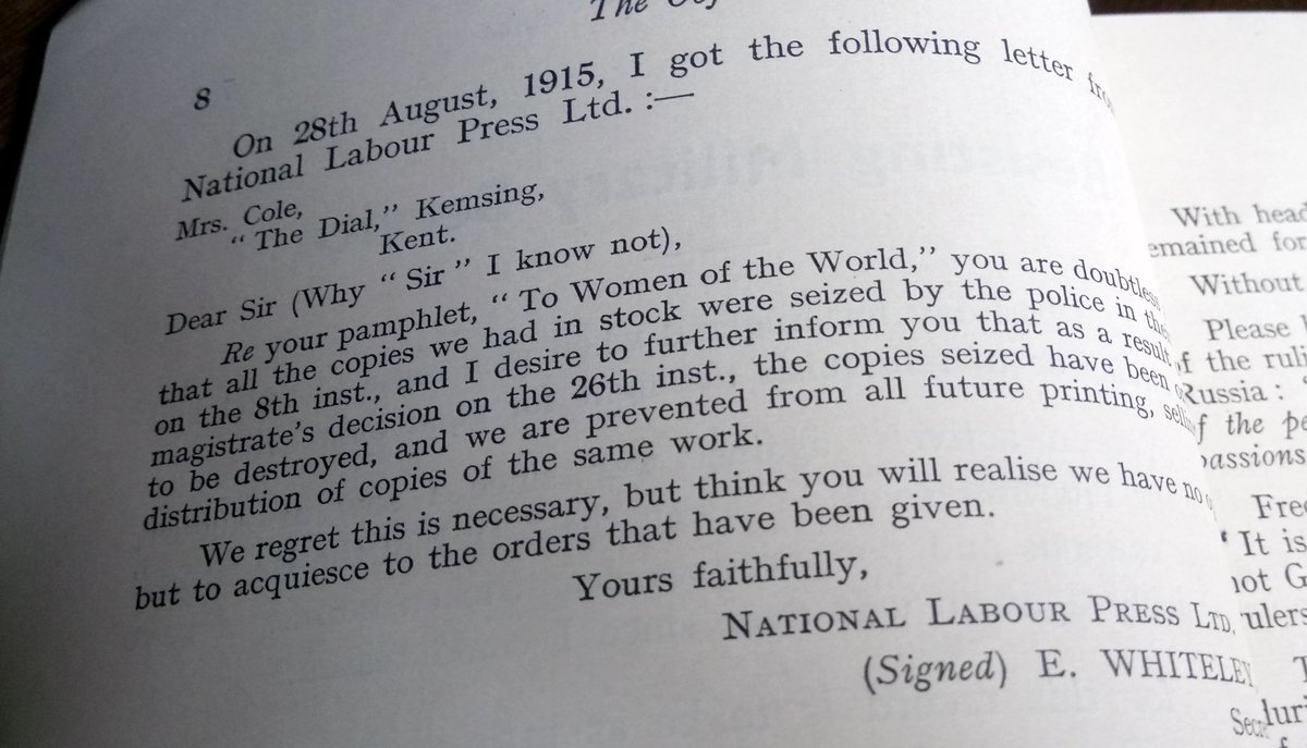 EmilyOConserve's tweet photo. @ClareSmith1888 Thought of you as I read this!
Even my great, great aunt was put out by this in 1915!!!
#WhySir #IKnowNot https://t.co/xDOVr3ZCeI