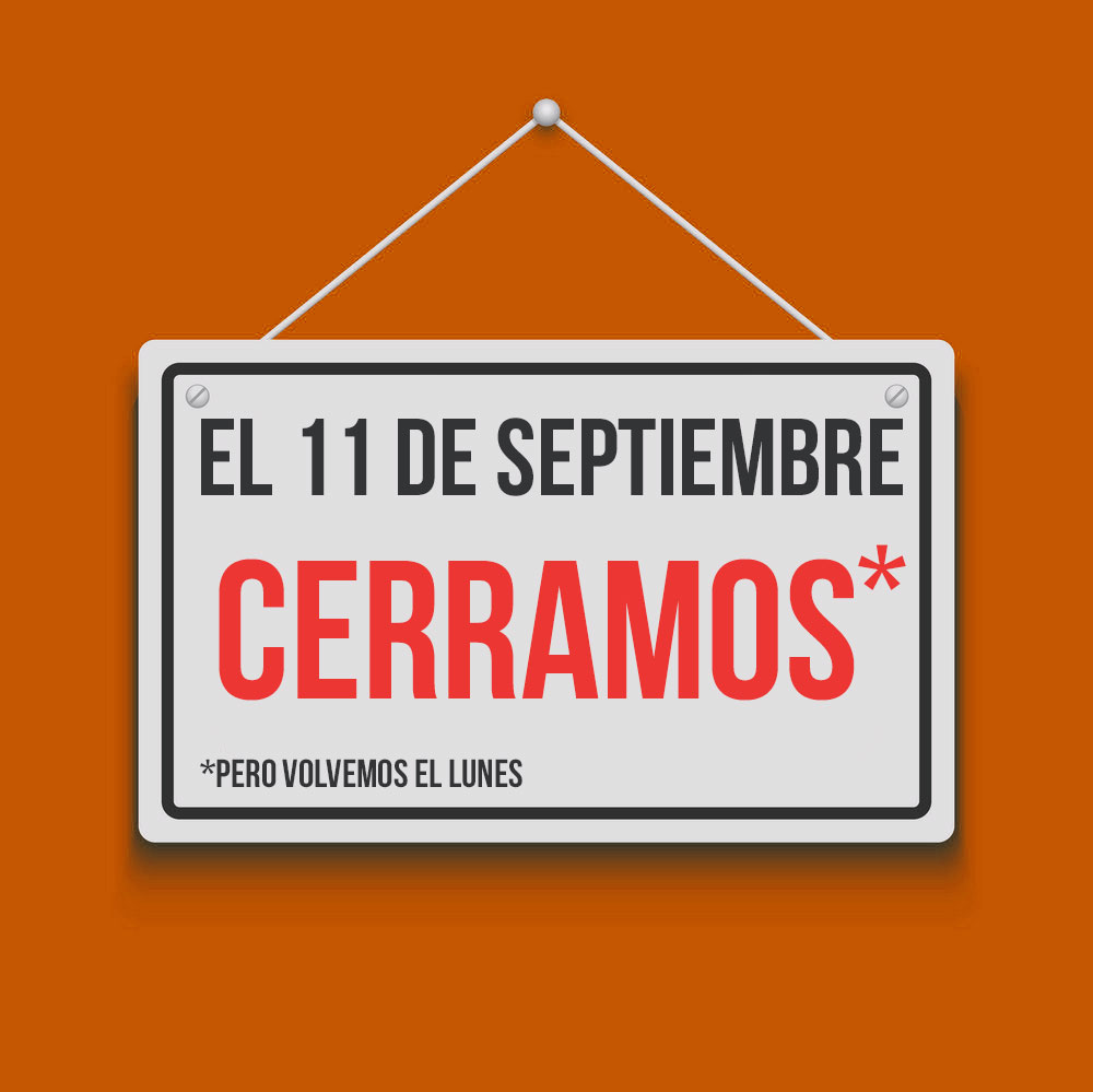 Mañana viernes 11 de septiembre nuestras oficinas permanecerán cerradas por festividad local.
Para cualquier consulta, no dude en contactarnos aquí:
SAT: 932.641.853 / soporte@miac.es
Administracion: 932.632.001 / administracion@miac.es
Comercial: 932.632.001 / comercial@miac.es
