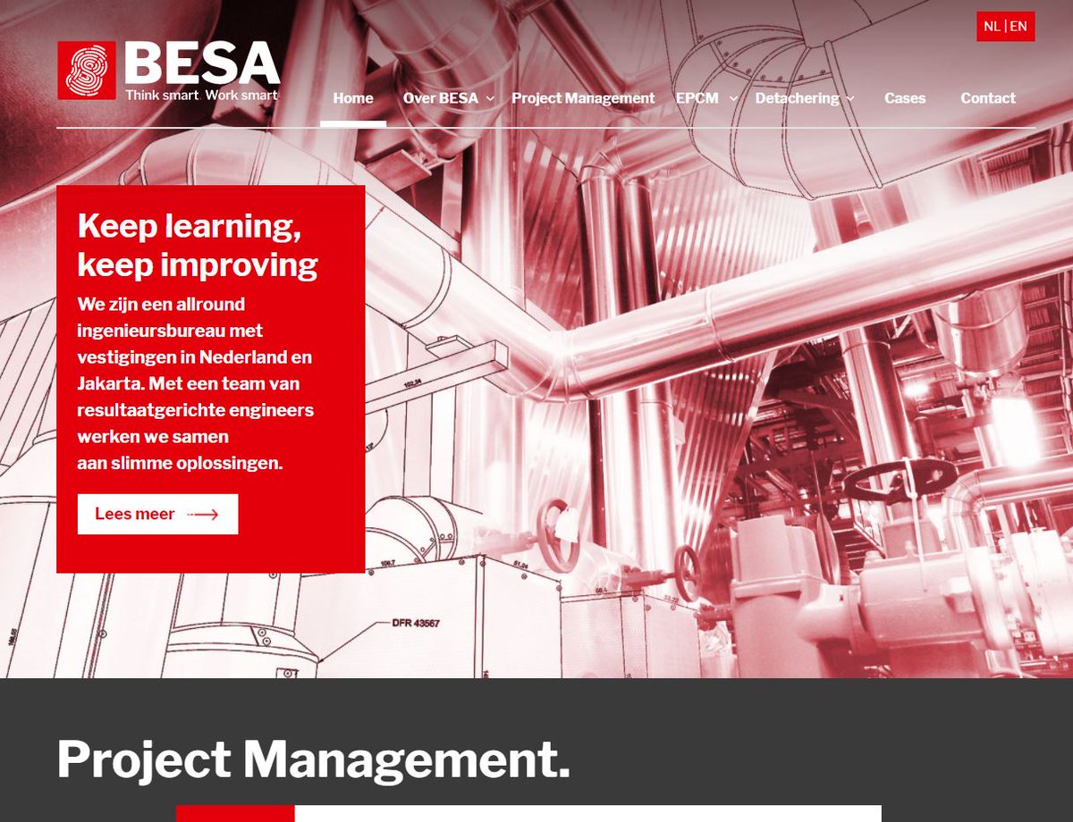BESA_Borger's tweet photo. Onze nieuwe website is online! https://t.co/RFUyK7yOVx
#Trots #keeplearningkeepimproving #thinksmartworksmart https://t.co/slrrm3uUB3