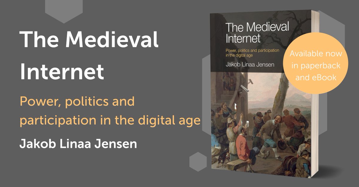 jakoblinaa's tweet photo. Finally: my "baby" "The Medieval Internet" is out tomorrow Sep 11th. Read about it, get a free chapter and order it, right here:
https://t.co/nN2y4Hll0p
#smdk #socialmedia #medieval #AoIR https://t.co/CBqRvx4l9w
