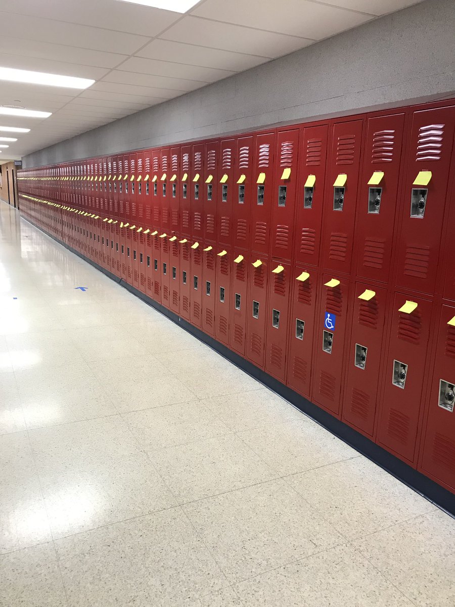 CMFalconsMiddle's tweet photo. Suicide Prevention Month is this month!!! For the next couple of weeks we will have post it notes displaying positive messages adoring our lockers and halls! #othersfirst #socialemotionalhealth @ Clinton-Massie Middle School  https://t.co/512vfnnO8k… https://t.co/4oMqUxH6hg