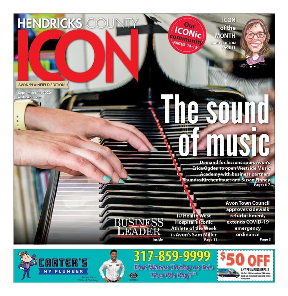 We made the cover story for the Hendricks County ICON! @myHCICON Check for it in your mailbox this weekend (Avon/Plainfield) or online starting Monday! #music #lovemusic #coverstory #getthewordout