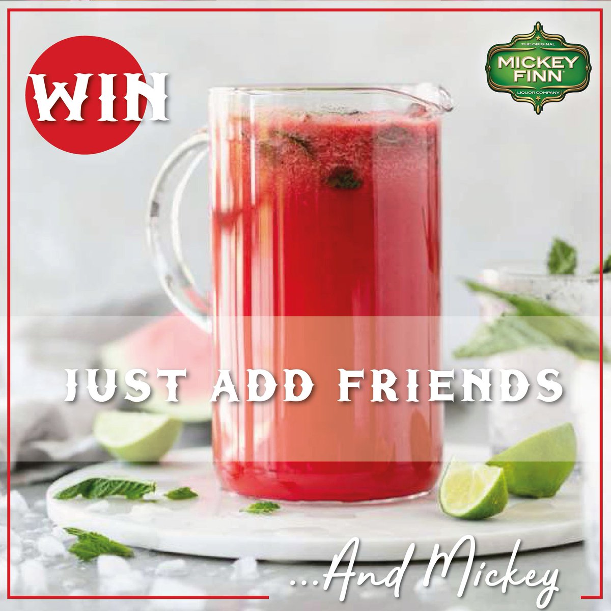 🌟🌟COMPETITION TIME🌟🌟
Today folks, we're all about sharing...❤️😁❤️
Keep your party to the #ruleofsix. #JustAddMickey
To enter to #WIN a bottle of your choice-simply FOLLOW US and RT #TakeTheMickey. Tag the Pals!

#ThursdayMotivation 
Or buy online NOW mickeyfinnliquor.co.uk