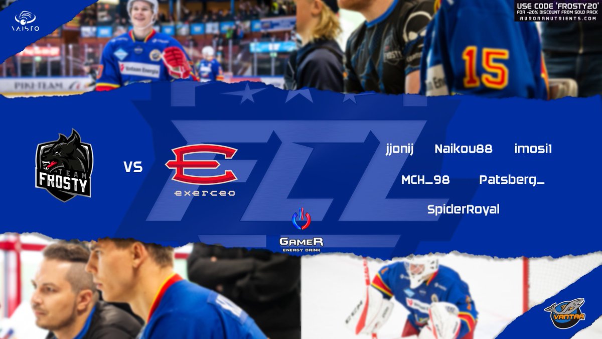 TeamFrosty's tweet photo. NHL day as we play against #Exerceo in @NHLGamerCOM FCL 6v6 League!
⏰22:00
📺https://t.co/m1wYXrESFW
#KeepItFrosty #TeamFrosty #FrostyNHL #esportsfi #LohiMäärää @KiekkoVantaa https://t.co/DhzdaBaPRH