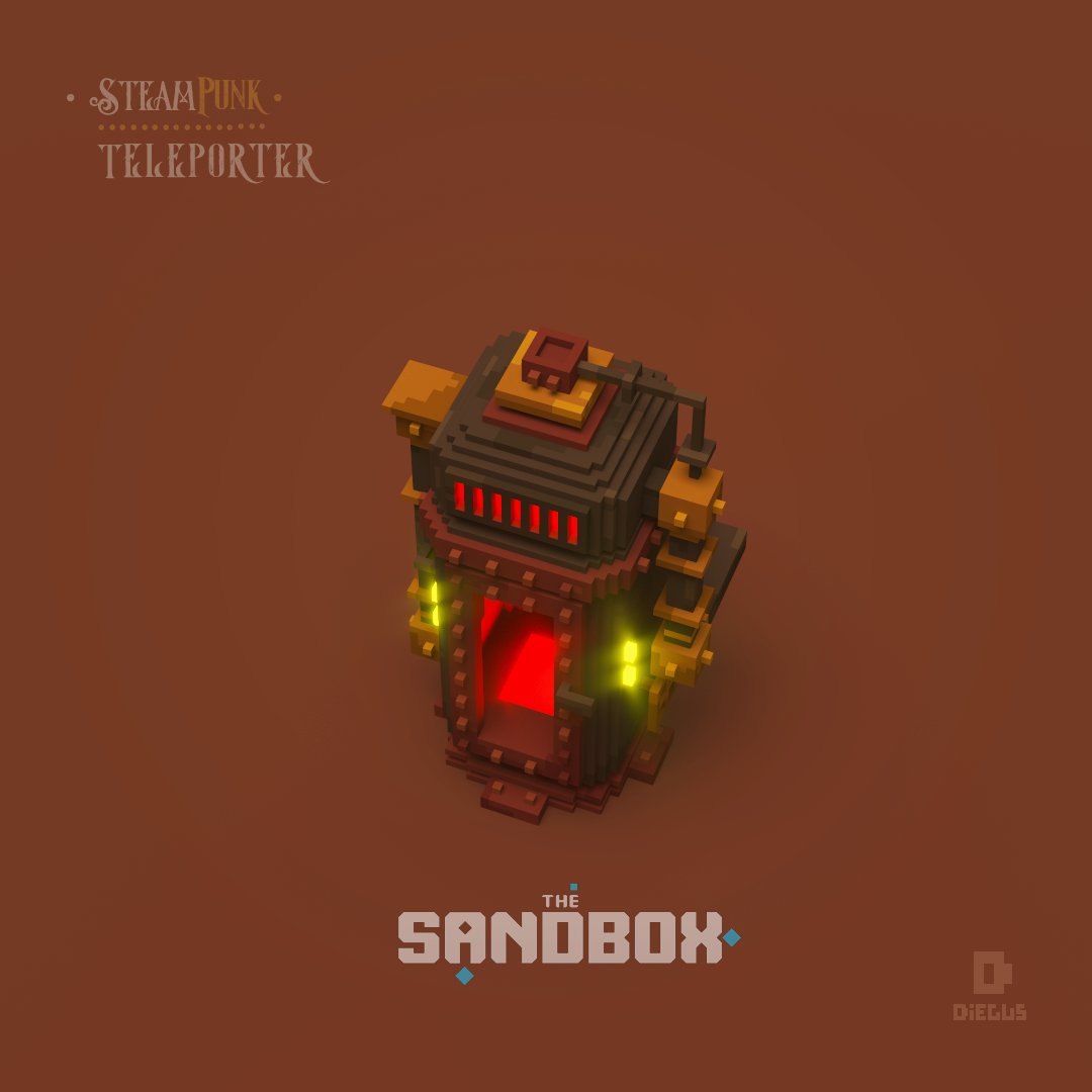 PixelDiegus's tweet photo. You just have to be careful that a fly doesn't get inside 😰🦟
New series, Steampunk.
Made for @thesandboxgame
.
.
.
#voxelart #voxel #voxelworld #megavoxels #colectivopixel #gamedev #indiegame #retro #digitalart #3d #3darts #3dmodels #pixelart #Steamp #gentleman #teleporter #fly https://t.co/dEFKDx8a1N