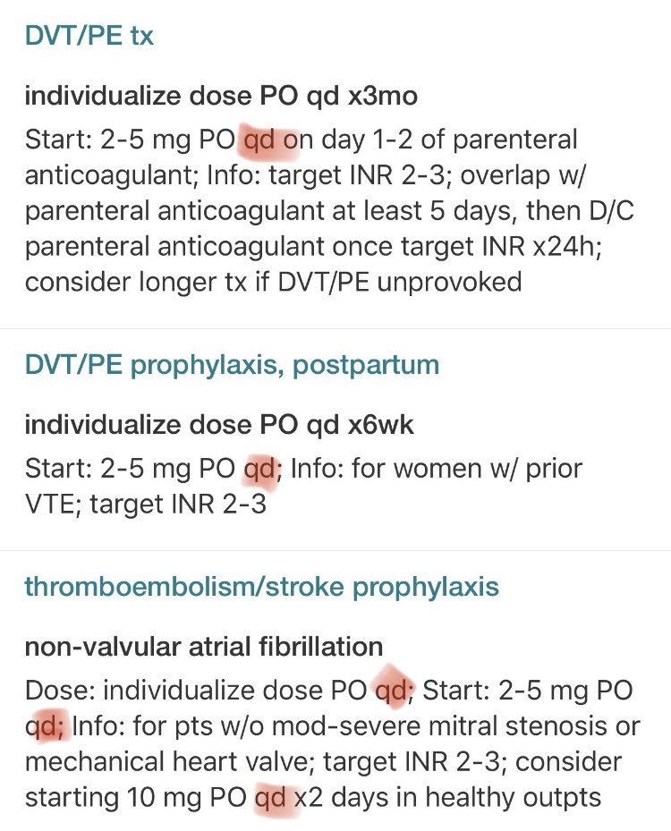 precisiongeri's tweet photo. Abbreviations are known to be a frequent source of error in clinical practice. Please improve #PatientSafety by removing “qd” (and the others) from your highly utilized product ⁦⁦@epocrates⁩ https://t.co/UAJtDuz5SU