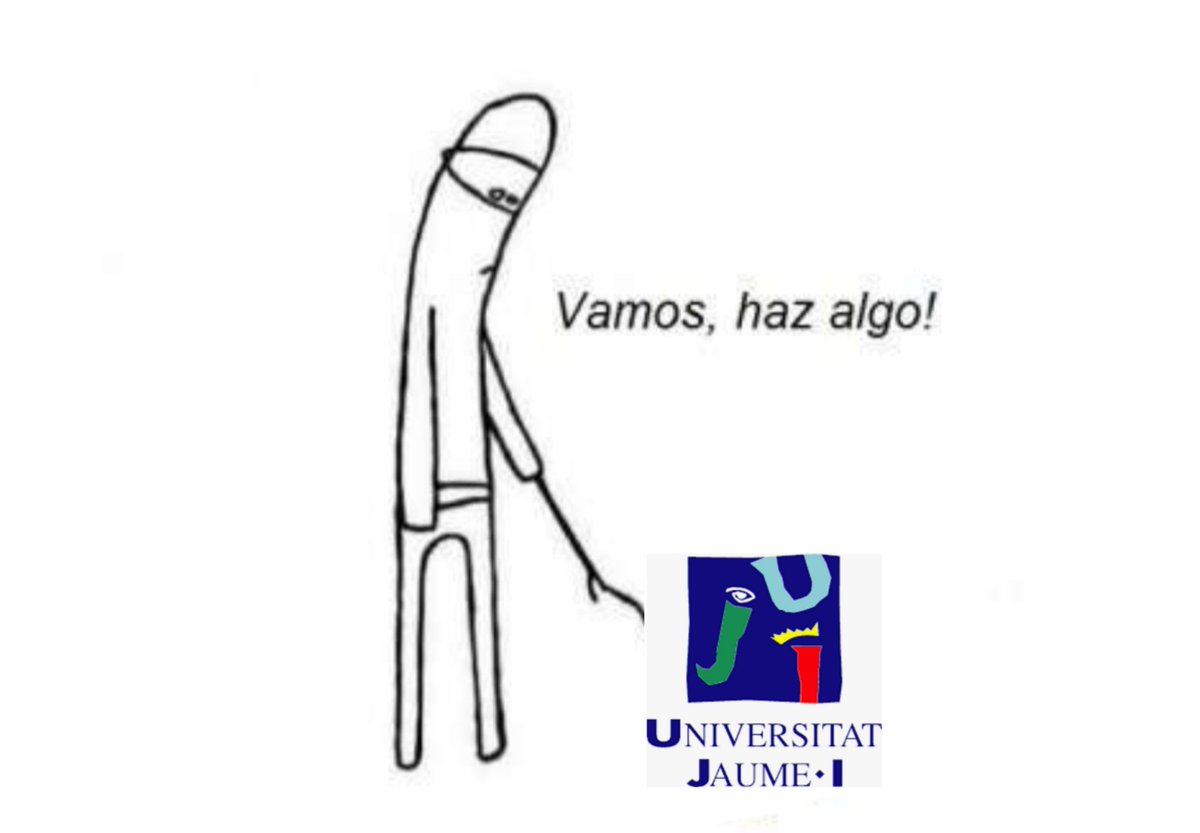 iris_im05's tweet photo. Estudiantes de la UJI en estos momentos: https://t.co/HPSY2QMjnK