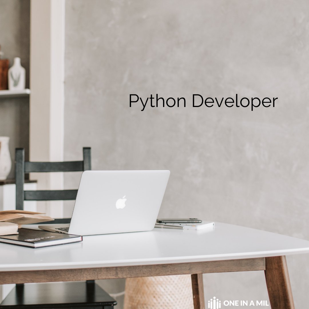OneinaMilCHS's tweet photo. Calling all Python and Django Developers, this one is for you!! https://t.co/lTdShd5JNI

#oneinamil #culturedrivenrecruiting #hiring #nowhiring #charleston #python #django #developer #job #career #companyculture #greatbenefits #apply #applytoday #softwaredeveloper https://t.co/rV8THF51Cb