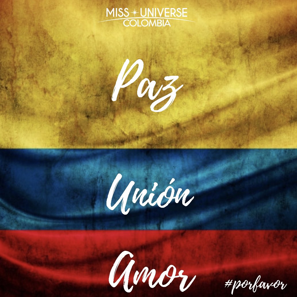 Paz, Unión, Amor.
💛💙❤️
#porfavor #colombiaunida
