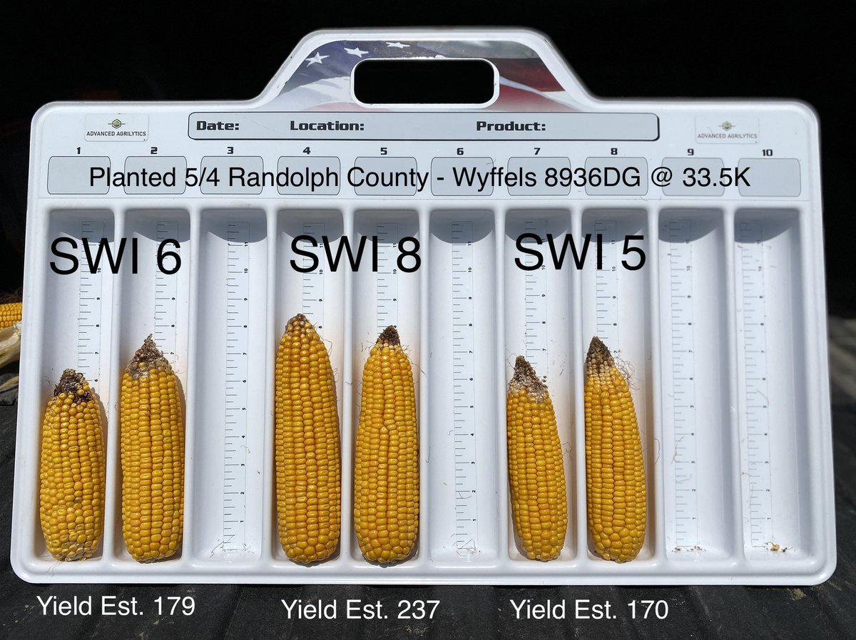 I get a lot of questions about what exactly we do at <a href="/agrilytics/">Advanced Agrilytics</a> &amp; while it’s certainly complicated, it’s also pretty simple...Make the ears in SWI 6 and 5 match the ears in SWI 8. Just think for a minute the potential bu gained if we even come close (62% of this field = SWI 5/6)