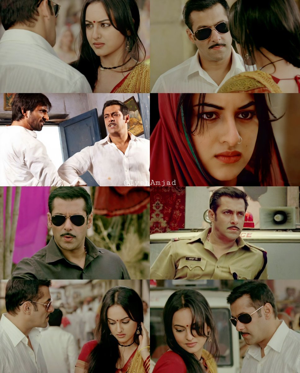 In terms of acting skills one of  @BeingSalmanKhan's best roles for sure.Chulbul Pandey is an memorable character.Sonakshi Sinha is a natural performer with expressive eyes.Amazing screen presence from the talented  @SonuSood.Very good supporting cast.DECADE OF ICONIC DABANGG