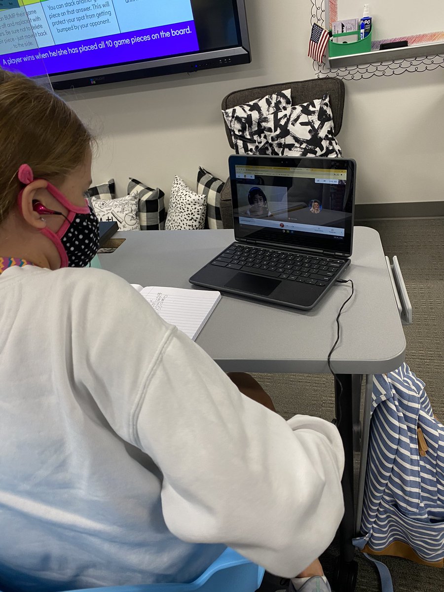 Taylor Parks (@mathwithparks) on Twitter photo Lots of Google Meets today! 8 to be exact!! 🙈 Students in class are playing partner games with students at home! <a href="/mis_hp/">@hp_mis_raiders</a> <a href="/EGreenTeach/">Emily K Green</a> <a href="/moranstx/">Skip Moran</a> Lots of Google Meets today! 8 to be exact!! 🙈 Students in class are playing partner games with students at home! <a href="/mis_hp/">@hp_mis_raiders</a> <a href="/EGreenTeach/">Emily K Green</a> <a href="/moranstx/">Skip Moran</a>