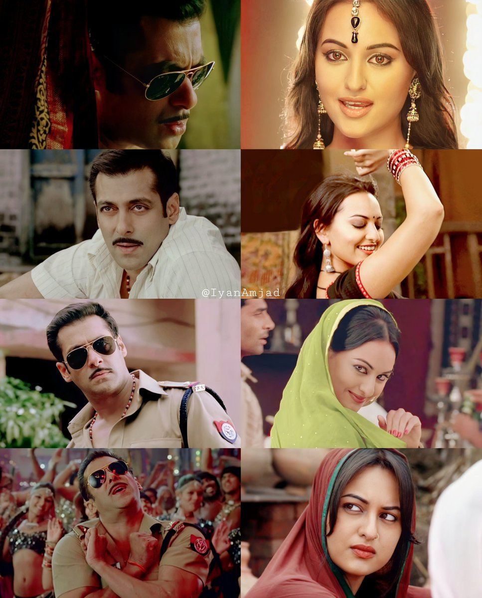 In terms of acting skills one of  @BeingSalmanKhan's best roles for sure.Chulbul Pandey is an memorable character.Sonakshi Sinha is a natural performer with expressive eyes.Amazing screen presence from the talented  @SonuSood.Very good supporting cast.DECADE OF ICONIC DABANGG