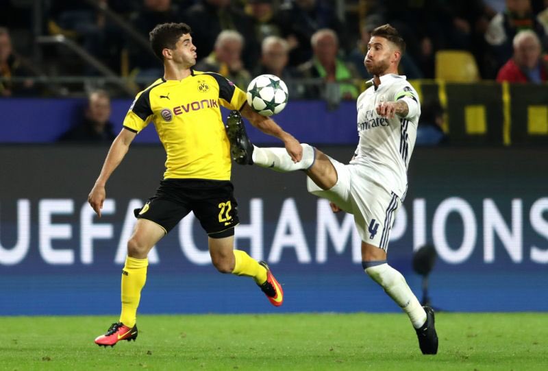 After impressing, like the 2-2 draw against Real Madrid, he was awarded a new contract in 2017, to keep him until 2020.He scored his 1st CL goal in a 4-0 win over Benfica. That saw him Dortmund's youngest scorer in the competition at the age of 18 years, 5 months & 18 days.