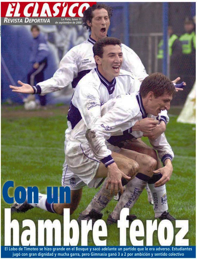 CulturaCGE's tweet photo. #GELP #CGE Un día como hoy, hace 20 años. Triunfo 3 a 2 en el #ClásicoPlatense luego de ir en desventaja y darlo vuelta sobre el final del partido. https://t.co/u4n6yGIwkn