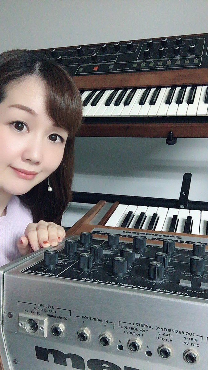 prophetRisa's tweet image. このツマミの大きさがすごく好きです。
#memorymoog #moog #synthesizer #シンセサイザー #シンセ女子 #シンセ女子risa