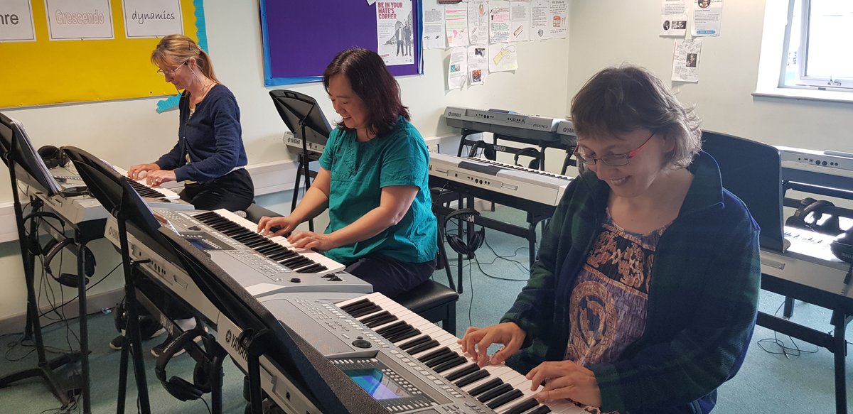 YamahaWH's tweet photo. Interested in learning the Keyboard?  Why not join our Adult Drop-In Class running on Mondays at 5.00pm.  Register via https://t.co/tO9omPXLIz for full details. @mkfuturenow @_MiltonKeynes @thisistotalmk @MiltonKeynes_MK #loveMK #keyboardtuition https://t.co/GMWkMQa8Sk