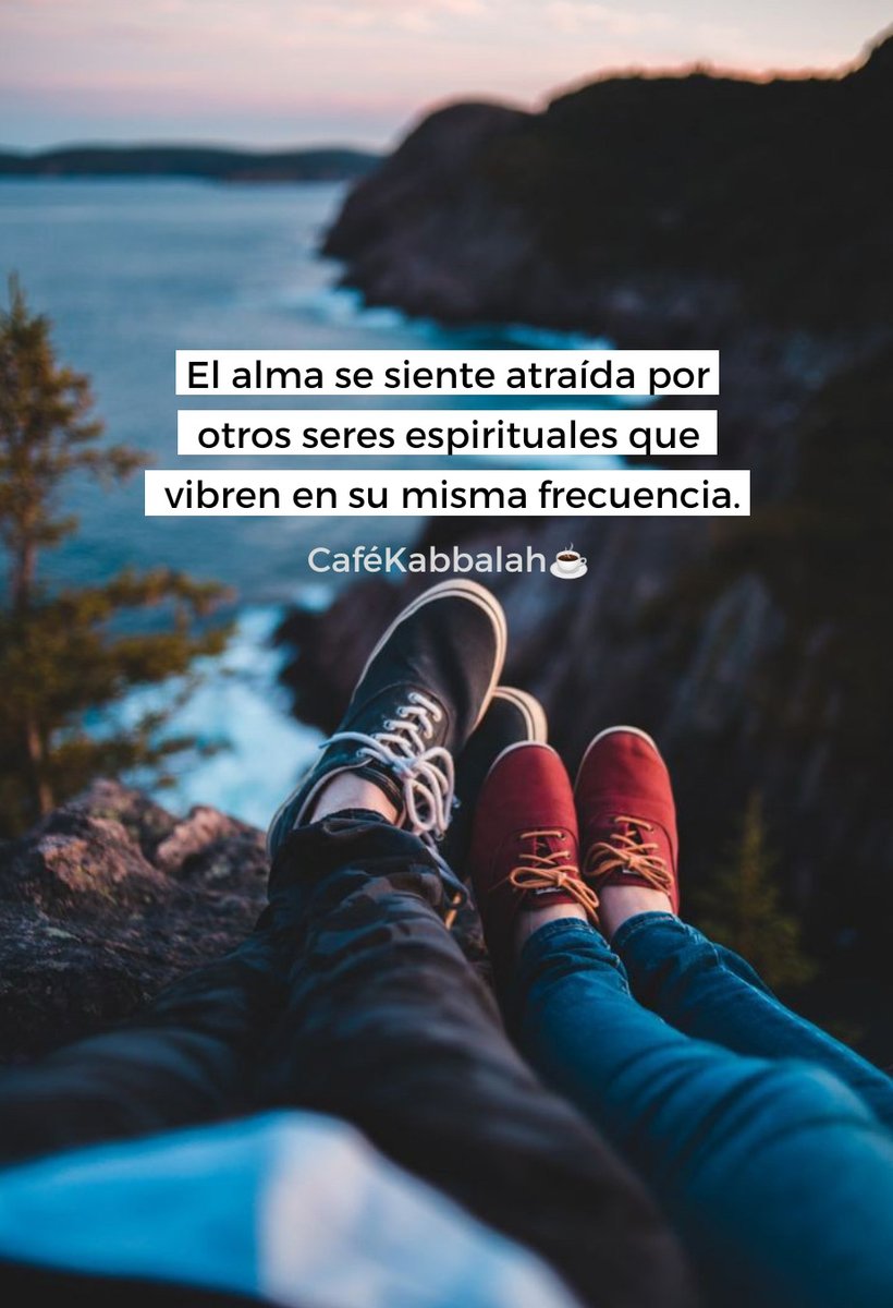 El verdadero amor es un asunto de almas.

Cuando percibimos en otras almas ciertas energías que podrían fortalecer nuestra luz, carácter y esencia, entonces vamos tras ese objetivo, y no descansamos hasta alcanzarlo.

Las buenas vibras atraen... 

#CaféKabbalah☕