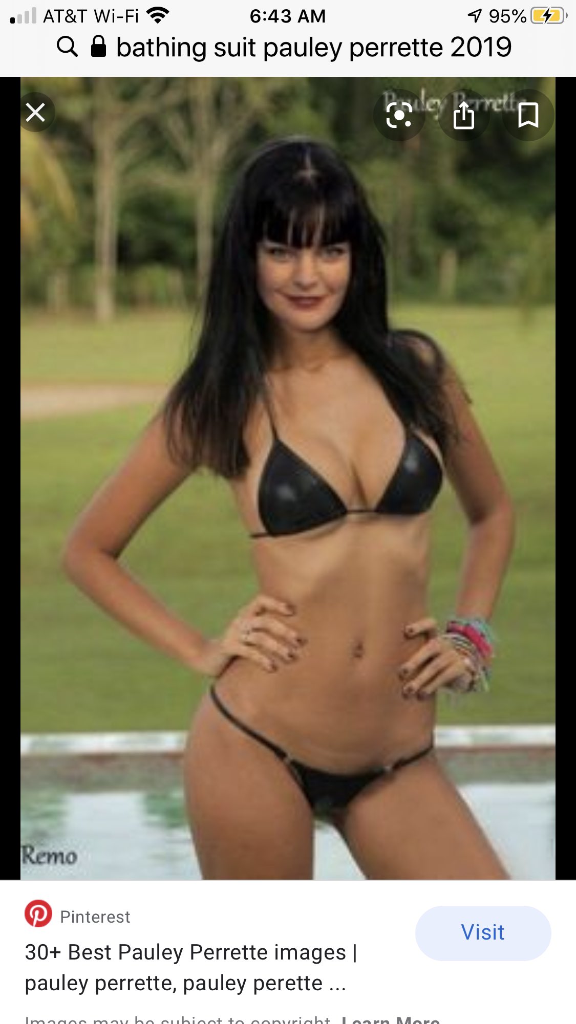 Pauley Perrette on X: OH MY! Wanna see a fake? Was looking for a photo of  me & #BobWoodward and came across “Pauley Perrette Bathing Suit” Silly, but  first one IS NOT