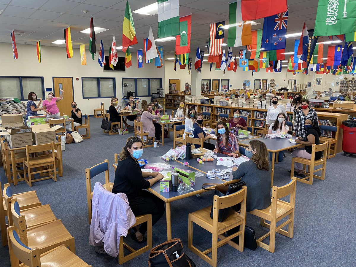 Many hands make light work! We are prepping SEL bags to send home with school families. <a href="/CollsSchools/">Colls Public Schools</a> @opsedu @Collsedu @collsa