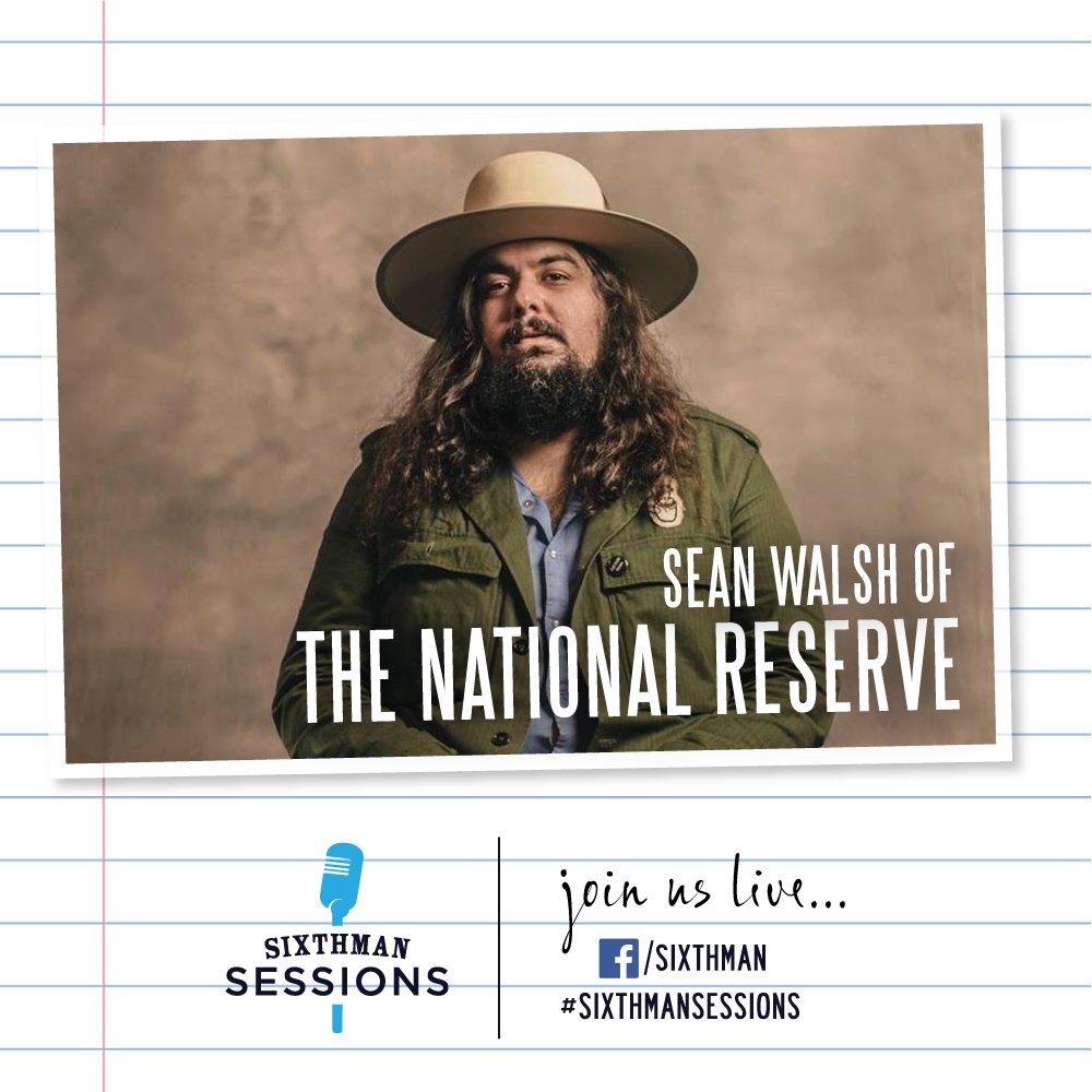 Tune in this evening, Thursday, Sept 10! Sean will be playing live on the @SXMLiveLoud Facebook page (facebook.com/sixthman) at 6 PM Eastern for a #SixthmanSessions show. Mi Casa, Su Casa! #SXMsessions