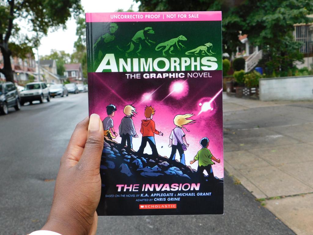 🌟GIVEAWAY🌟

Follow us (<a href="/GraphixBooks/">Graphix Books 💥</a>) + RT to enter for a chance to win an ARC of Animorphs: The Invasion, adapted by Chris Grine (<a href="/chrisgrine/">Chris Grine</a>)! <a href="/kaaauthor/">Katherine Applegate (kaaauthor.bsky.social)</a> 

NO PURCHASE NECESSARY, must be 13+ to enter. US only. Full rules here: bit.ly/3iu1n6Y