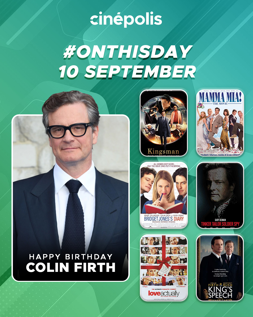 Happy birthday, Colin Firth! Yang mana nih filmnya Om favoritmu selain 