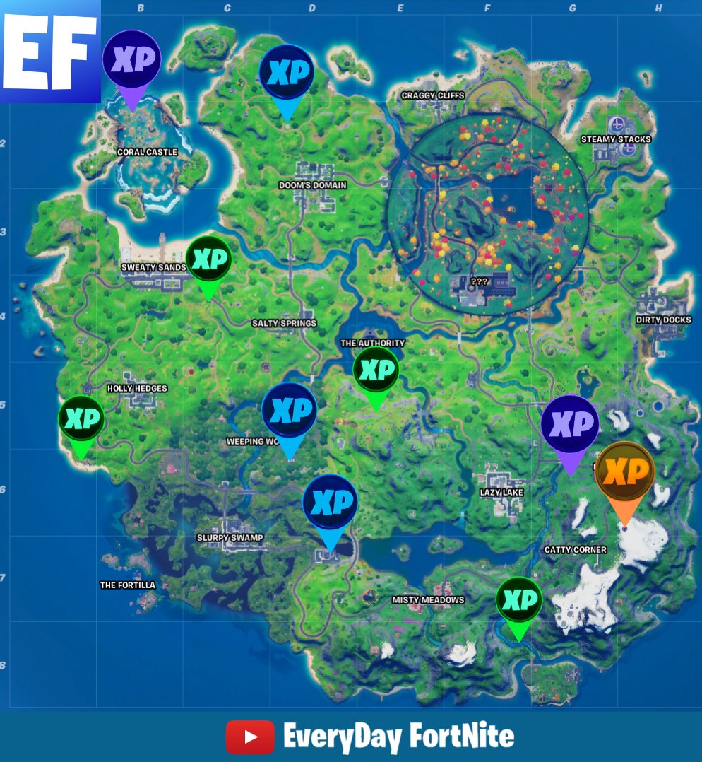 Fortnite Chapter 2 Season 4 Week 3 Xp Coin Locations And Guide