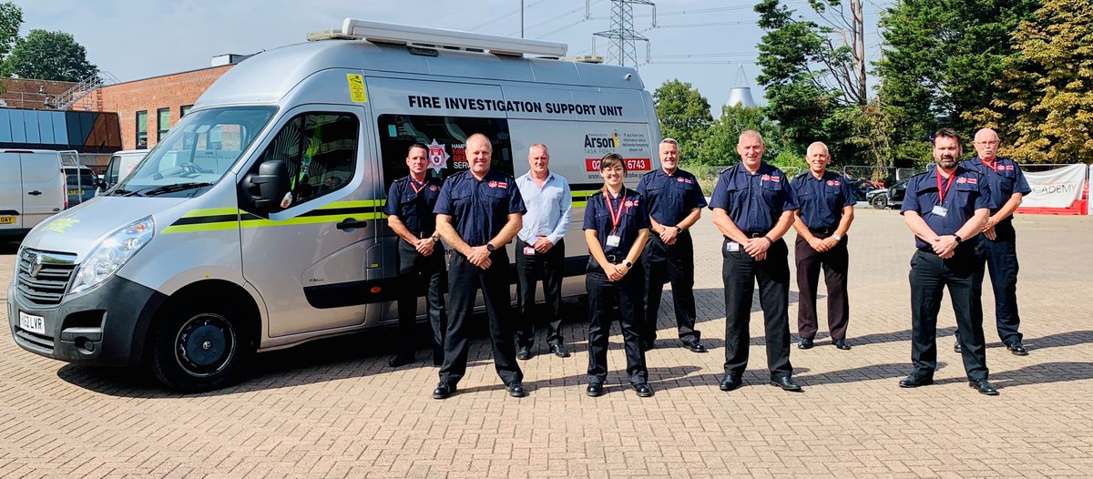 Our arson taskforce recently won an international award for their outstanding work in fire investigation. Arrest rates in Hampshire are now 10x higher than the national average thanks to the team of fire investigators 👉  bit.ly/327Cmc3 #BusinessSafety2020 #ReduceArson