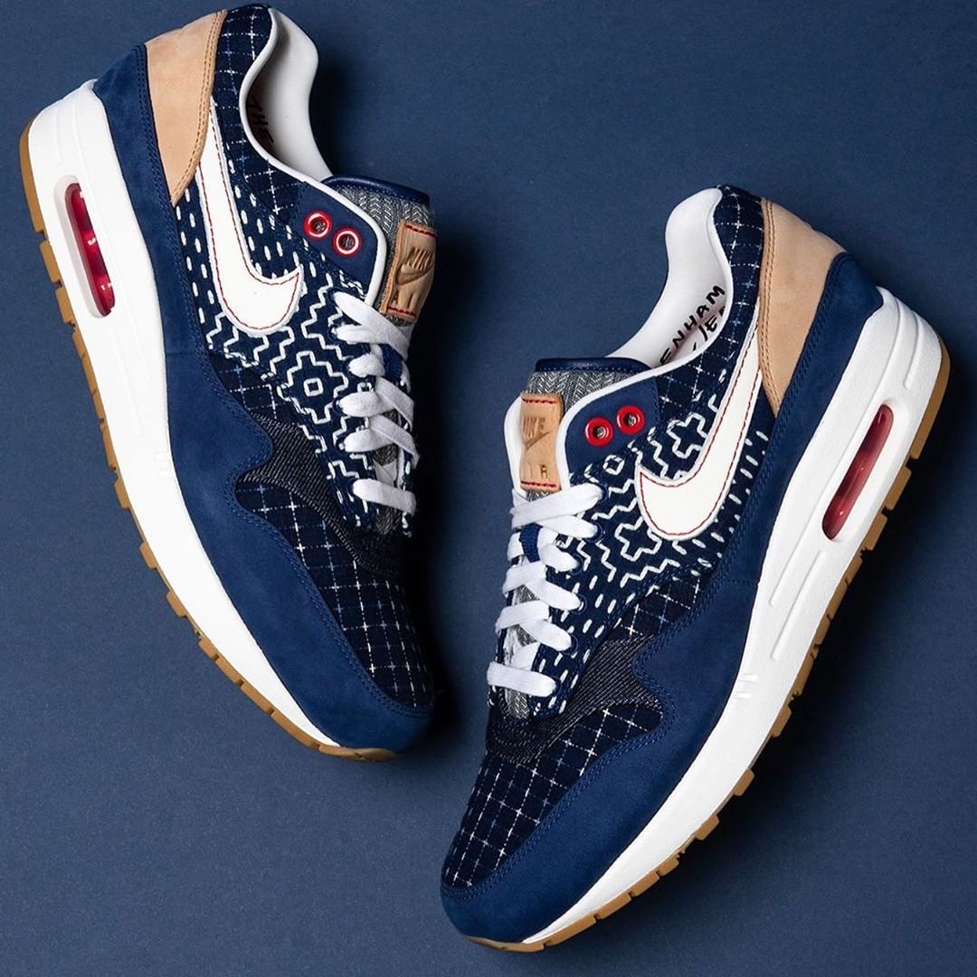 CaminoTV's tweet photo. Une Nike Air Max 1 X Denham limitée à 6800 exemplaires arrive 👀 !

Sortie prévue très prochainement à 300 euros sur le site Nike 📆 !

@Nike denham (IG) https://t.co/6AJGEbGOQj