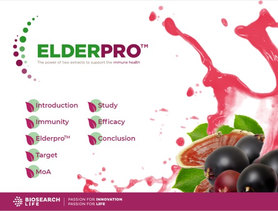 Biosearch_life's tweet photo. Learn more about our new Product #Elderpro the power of two extracts #Elderberry and #Reishi to support the #immune health . Get in touch with us at #VitafoodsVirtualExpo #immunity ➡️https://t.co/Waa1CYc1Gm https://t.co/byFuGgCLvO