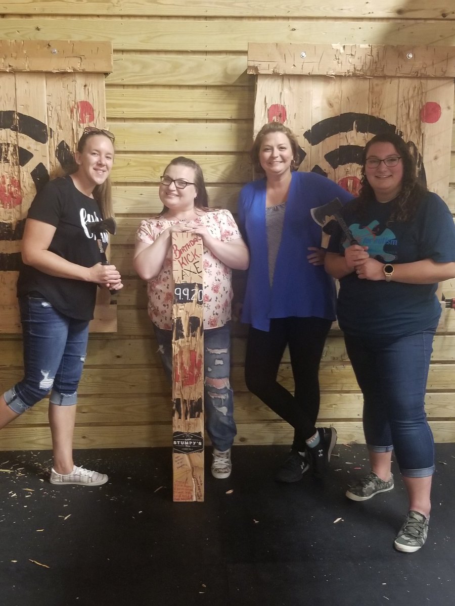 stumpyserie's tweet photo. Football 🏈 + Axe throwing 🎯 = Awesome time!!
Watch NFL and College games on one of our six big screen TV’s.
BYOB and you can drink after 10pm at Stumpy’s.
Reserve online or give us a call.
#football #whoseyourteam #axethrowing #bigscreentvs #safeashome #byob https://t.co/4qOK5d4cZk