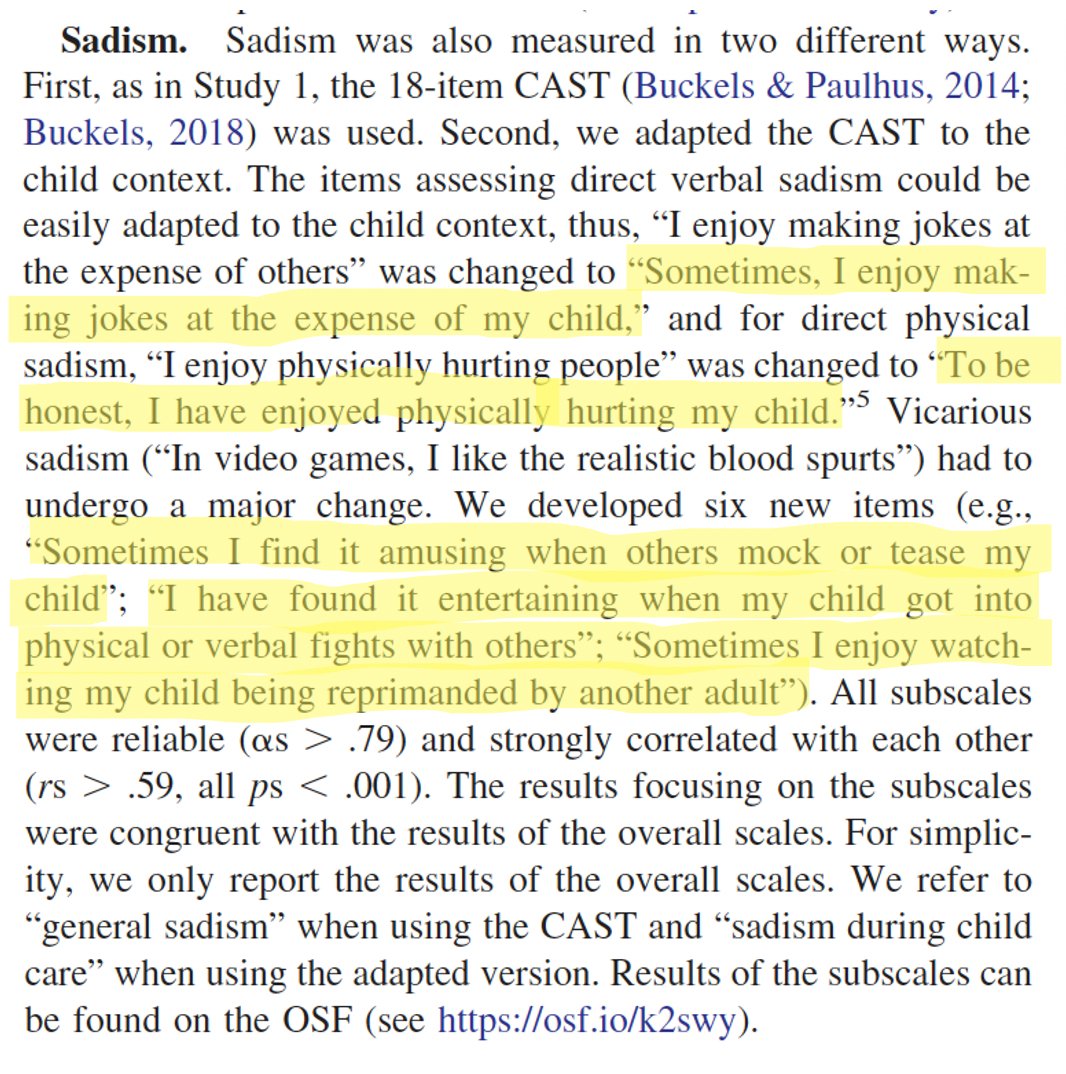 But trait boredom measures are messy (is boredom really a trait??). So, we looked at boredom in *specific* contexts. And uh, it's not good. Bored soldiers behaved more sadistically towards coworkers, and bored PARENTS said they behaved sadistically towards their kids. 4/n