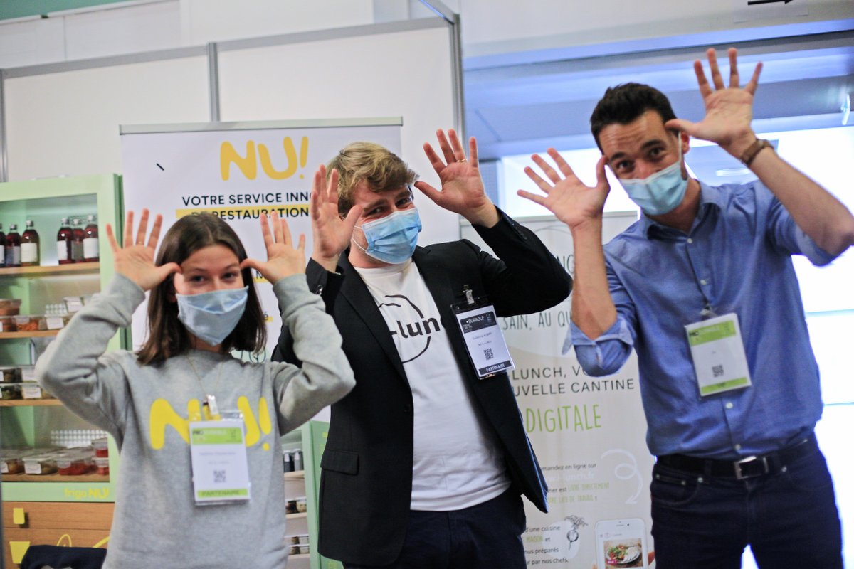 Zei_world's tweet photo. Durant ces 2 jours à #produrable 💚

Nous avons retrouvé @NUzerodechet notre partenaire à impact ! 
NU! est une solution de cantine connectée et engagée en entreprise 🍽️🌱

#onsymettous #rse #Produrable2020 https://t.co/tvfUxlBhma