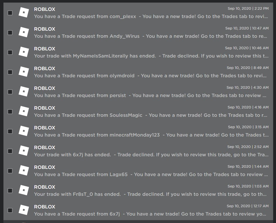 twitter - how to send trade request on roblox 2020