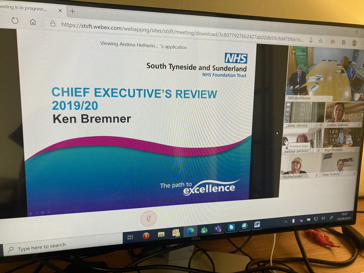 LizzlyDawson's tweet photo. Our virtual AGM (the first of our new Trust @STSFTrust) is underway... CEO Ken Bremner kicks off proceedings with an overview of our first year as #TeamSTSFT https://t.co/ZgrUIHJxVY
