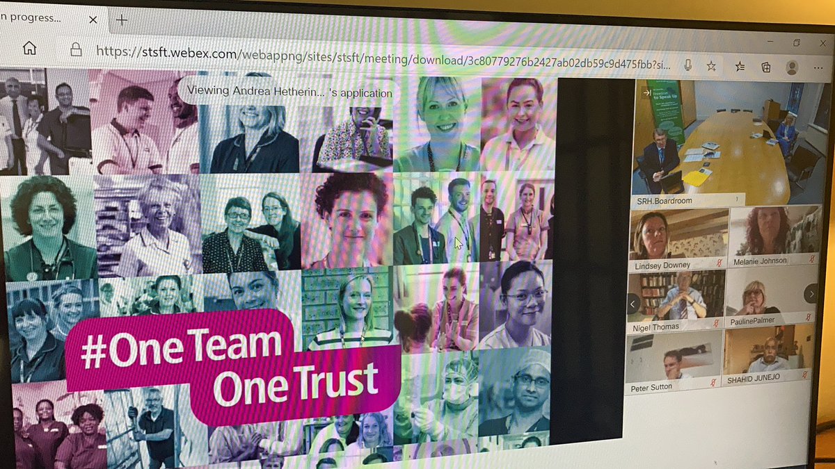 LizzlyDawson's tweet photo. Our virtual AGM (the first of our new Trust @STSFTrust) is underway... CEO Ken Bremner kicks off proceedings with an overview of our first year as #TeamSTSFT https://t.co/ZgrUIHJxVY