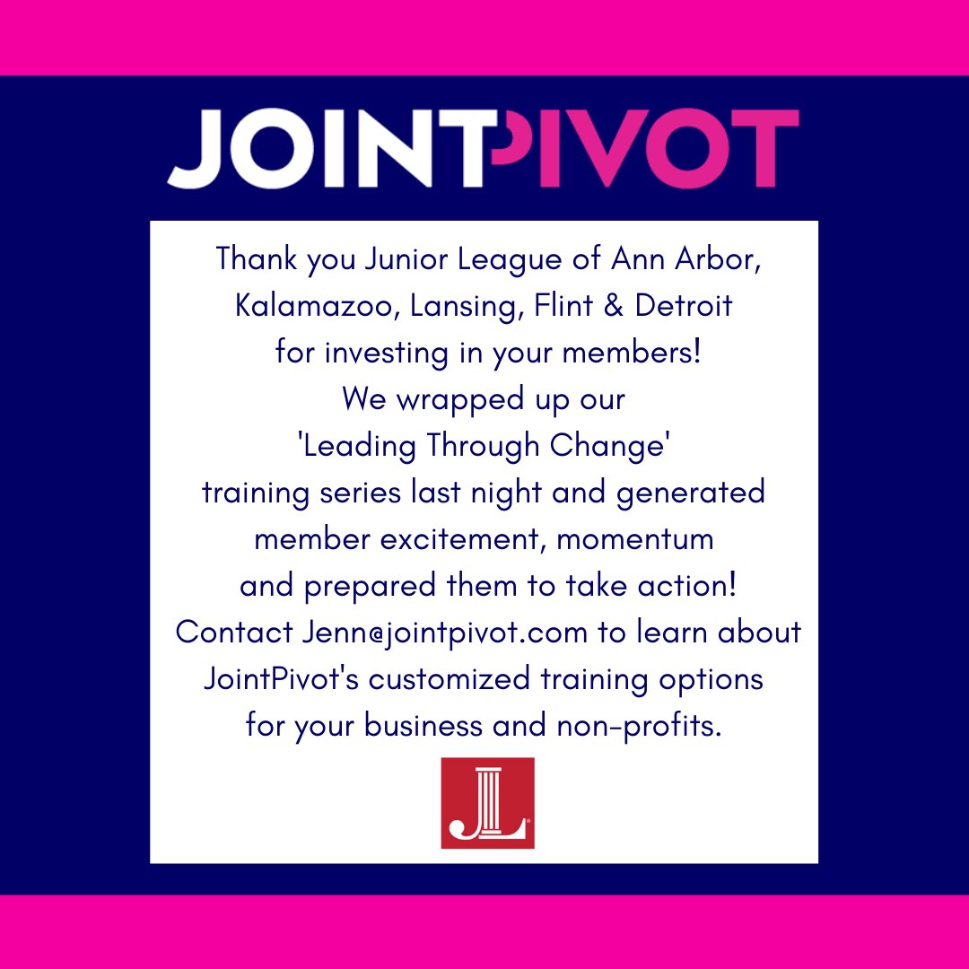JointPivot's tweet photo. Another example of the @JuniorLeague investing in women! @JuniorLeagueKzo https://t.co/ETnVU2ibGn