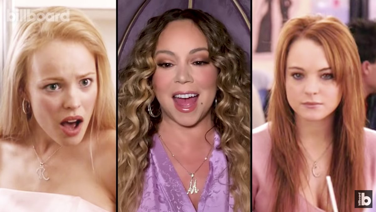 Gibson Johns on X: Regina George wears an initial necklace so Cady Heron  got an initial necklace, which made Mariah Carey want to get an initial  necklace  / X