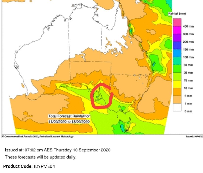 Be still my racing heart.....

If this eventuates, once again it will be just in time to save the crop from major degradation.

Life on the edge 😬😬😬